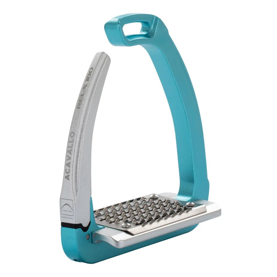 Acavallo - REL - X 180 Sikkerheds Stigbøjler - Sky Blue - animondo.dk - AC669_SKY