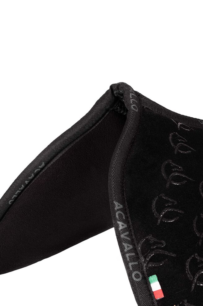 Acavallo Sadelpad - m. Memory Foam - Sort - animondo.dk - AC860_BLACK_M