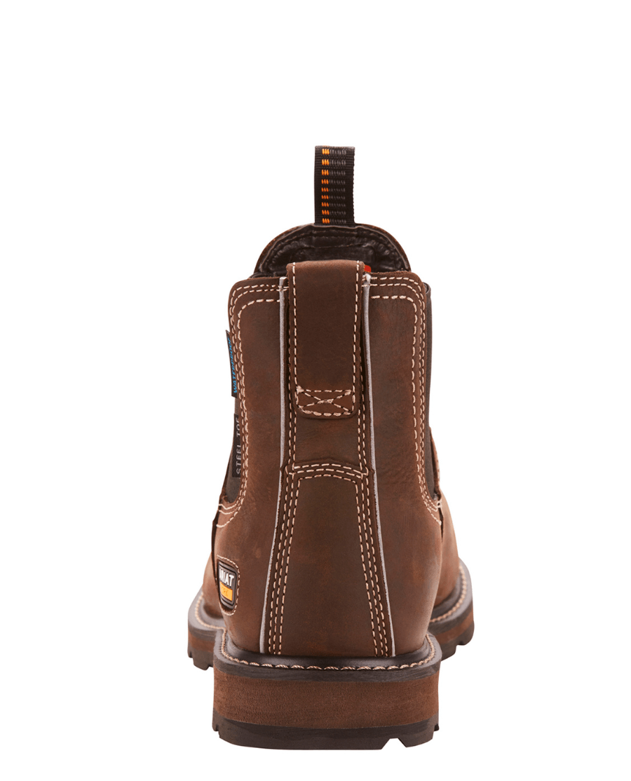 Ariat - Groundbreaker Chelsea H2O m. stålsnude - brun - herre - animondo.dk - 10025000008