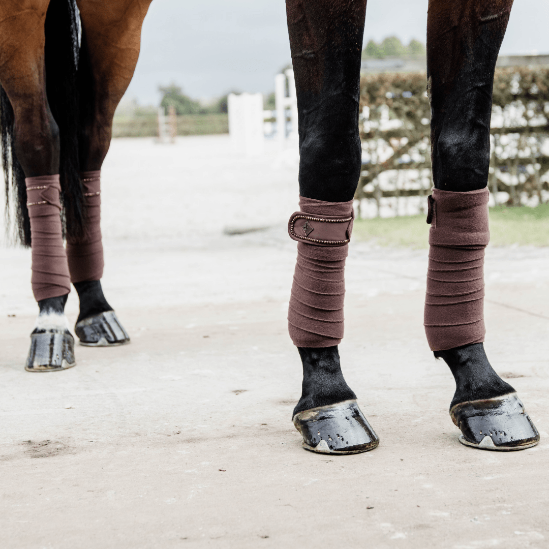 Kentucky - Fleecebandager m. Perler - Brun - animondo.dk - 42113 - 08 - F