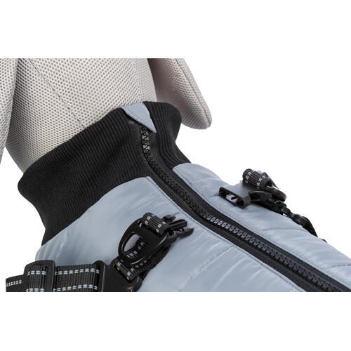 Trixie - Pontis Vinterjakke m. hundesele - Grå - animondo.dk -