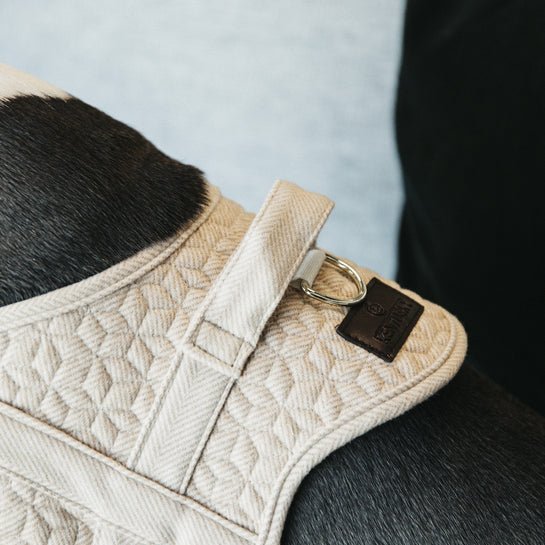 Kentucky Dog Harness Body Safe Wool - Beige - animondo.dk