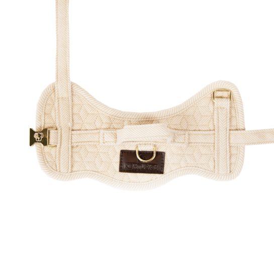 Kentucky Dog Harness Body Safe Wool - Beige - animondo.dk