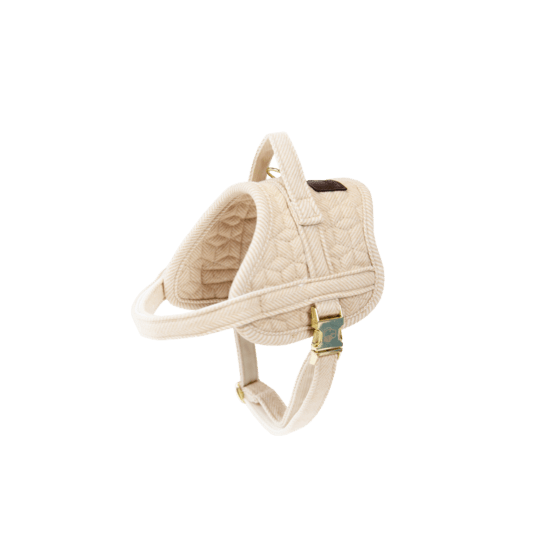 Kentucky Dog Harness Body Safe Wool - Beige - animondo.dk