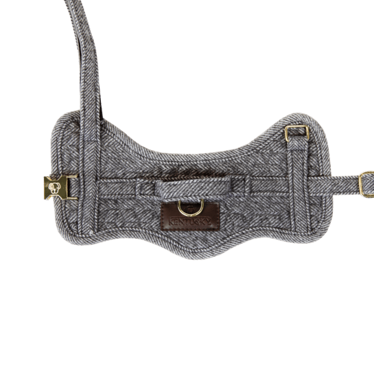 Kentucky Dog Harness Body Safe Wool - Grå - animondo.dk