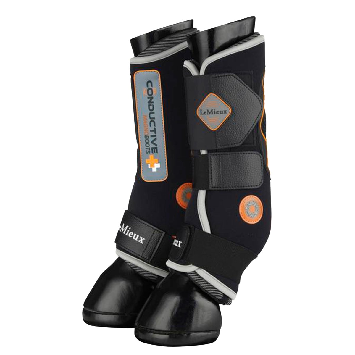 LeMieux Conductive Magno Boot Magnetgamacher - Sort - animondo.dk
