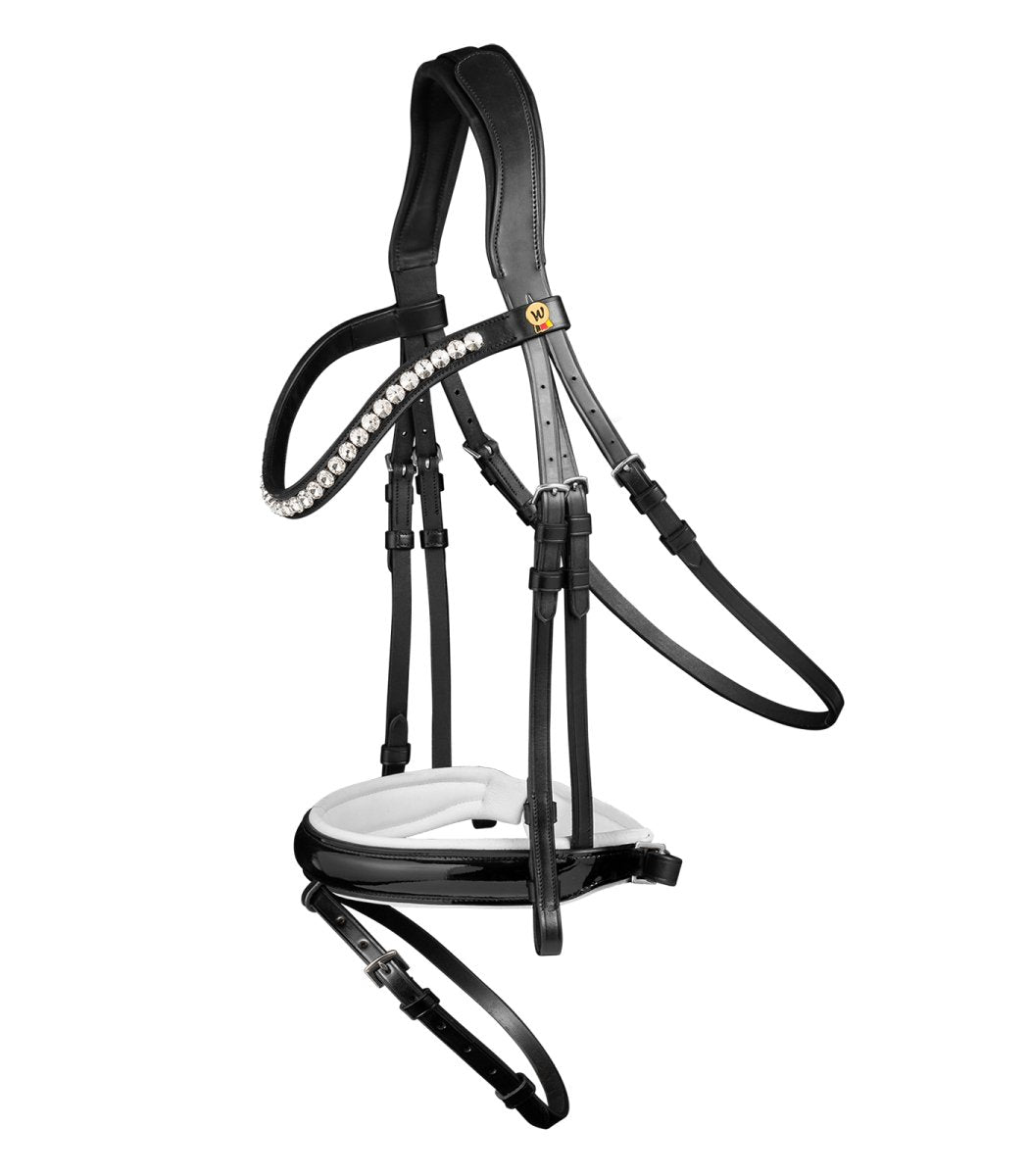 Waldhausen bridle S-Line Timeless pullback - Sort - animondo.dk