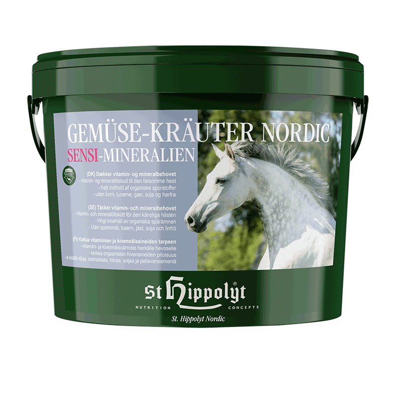 St. Hippolyt - Vitaminer til sensitive heste - 10 kg