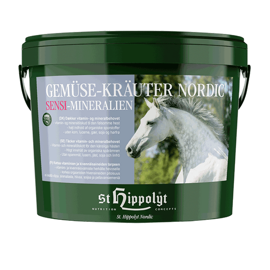 St. Hippolyt - Vitaminer til sensitive heste - 10 kg