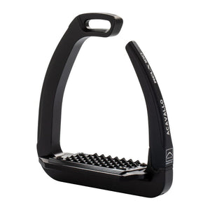 Acavallo - REL - X 180 Sikkerheds Stigbøjler - Total Sort - animondo.dk - AC669_TOTALBLACK
