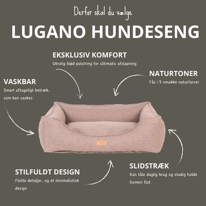 Ann Habor Lugano Hundeseng - Mørk Beige - animondo.dk - 05744003880058