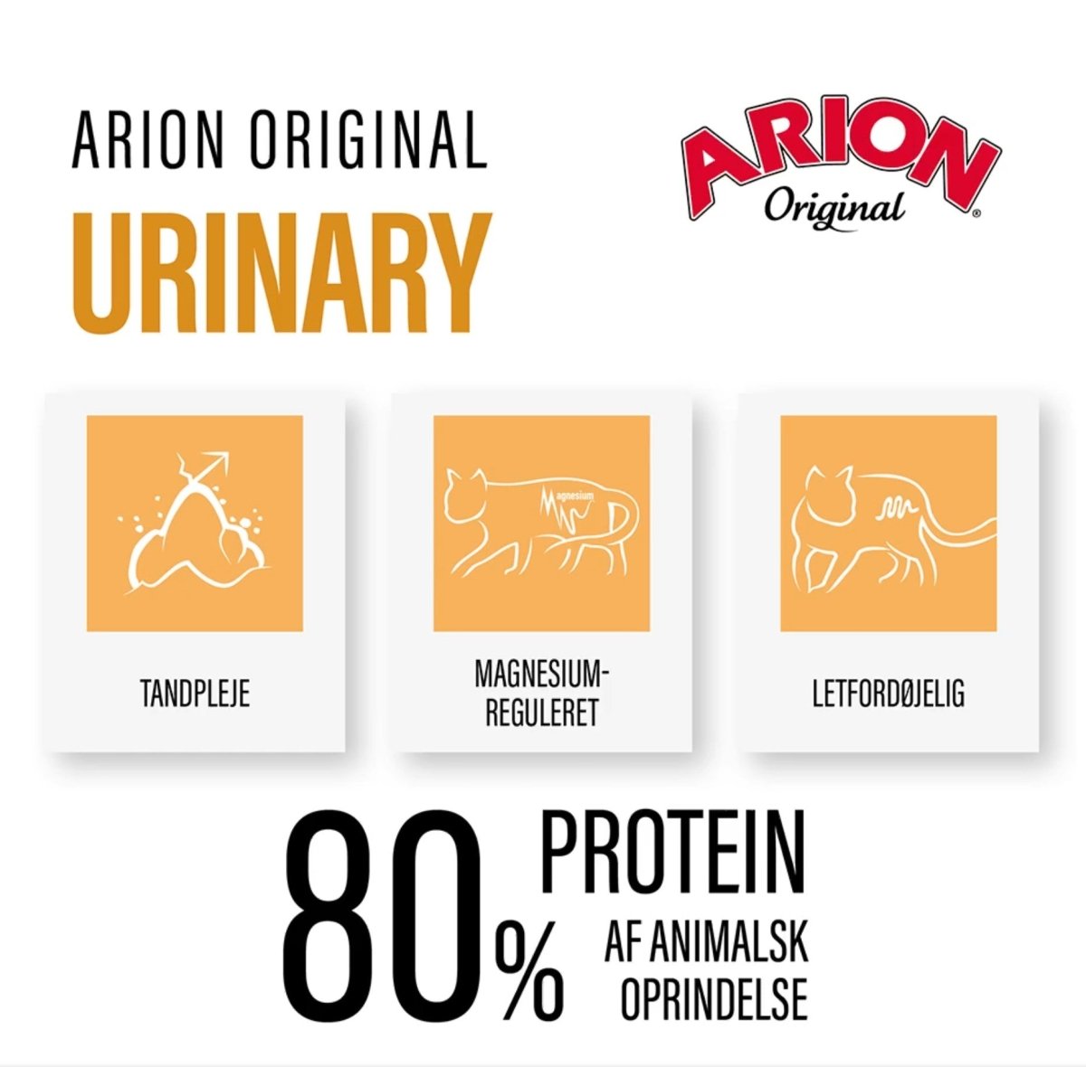 ARION ORIGINAL CAT URINARY - 7,5 kg - animondo.dk - 105869