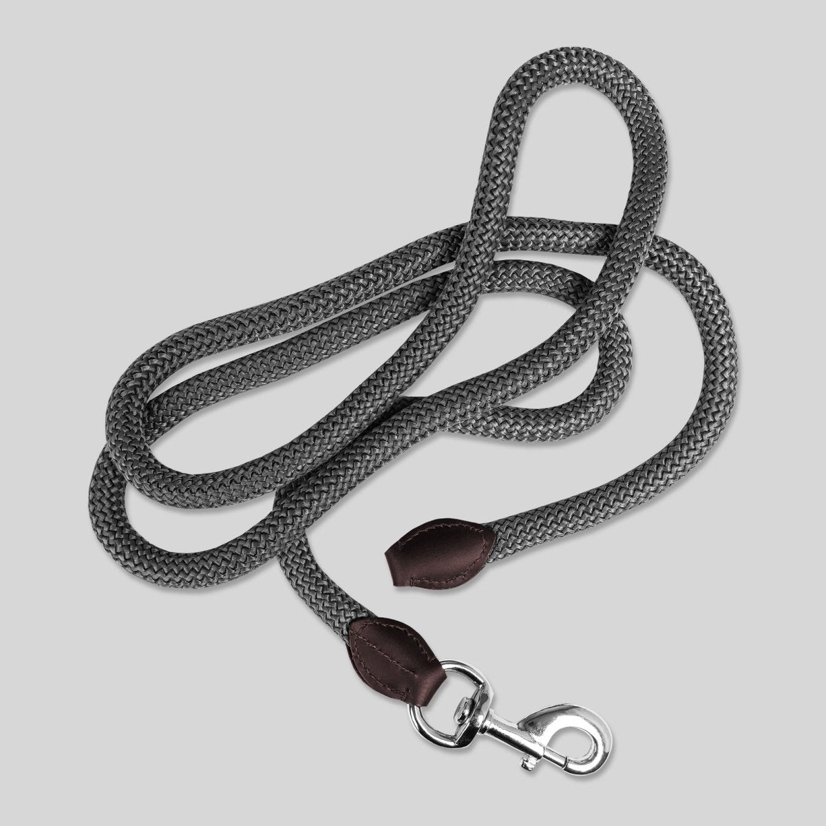 Halter-Set "TR III" with rope, grey - animondo.dk - HAL-STR-GR-III