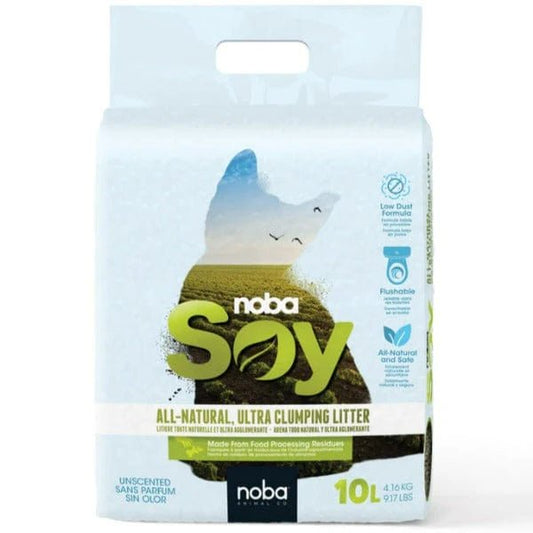 Noba Soy - Soya kattegrus med kul - 10 L - animondo.dk - 2263