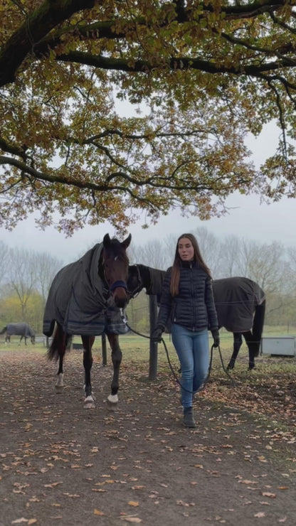 Cavalli Vinterdækken med aftagelig hals 300 gram - Grå