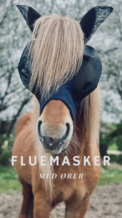 Cavalli Fluemaske m. ører & mulenet