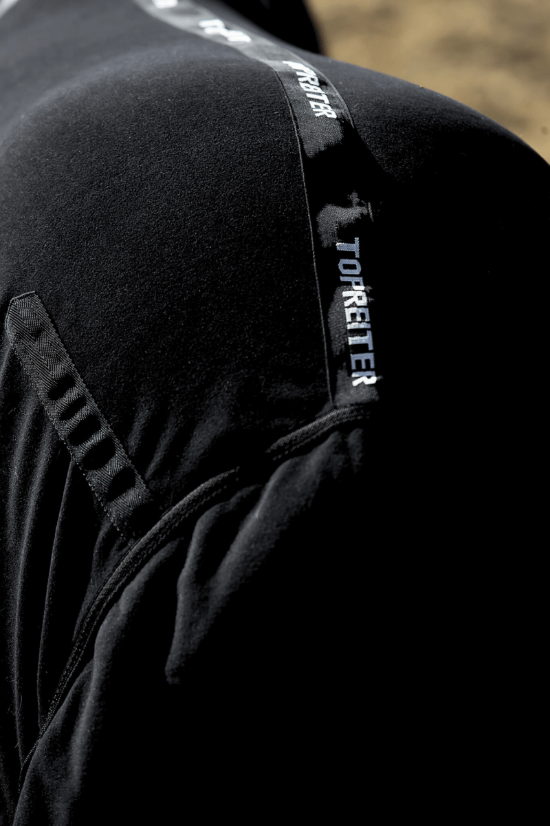 Top Reiter - Svedtransporterende fleece dækken "Klaki" - Sort - animondo.dk - DE - FLE - KLK - BL - 125