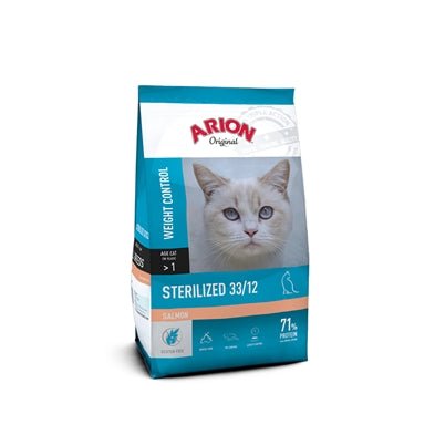 ARION ORIGINAL CAT STERILIZED SALMON - 7,5 kg - animondo.dk