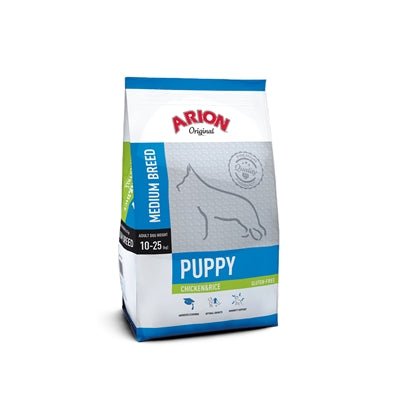 Arion Puppy Medium Chicken & Rice - 12 kg - animondo.dk