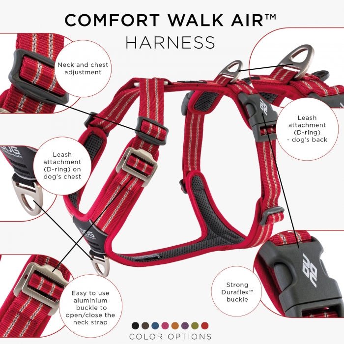 Dog Copenhagen Comfort Walk Air™ Sele - Classic Red - animondo.dk