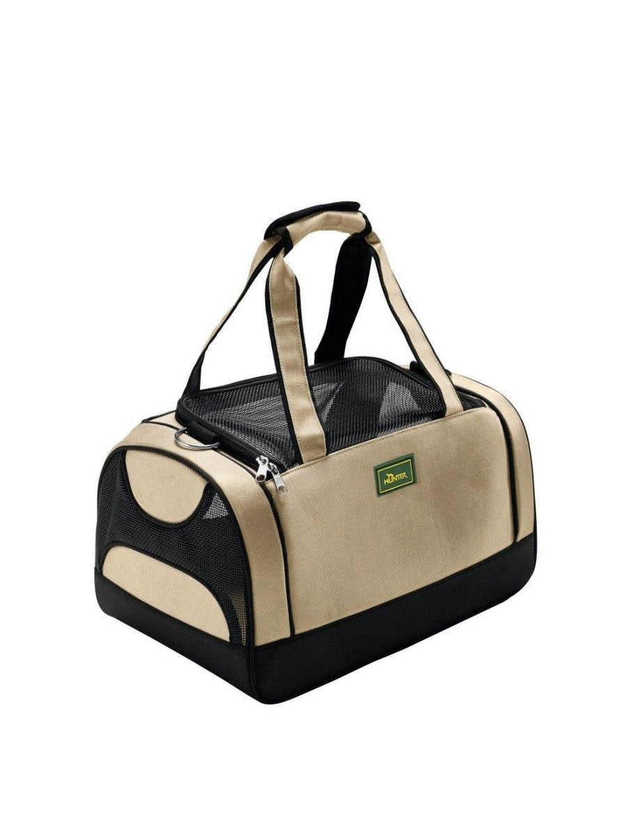 Hunter Portland Bæretaske - Beige/Sort - animondo.dk