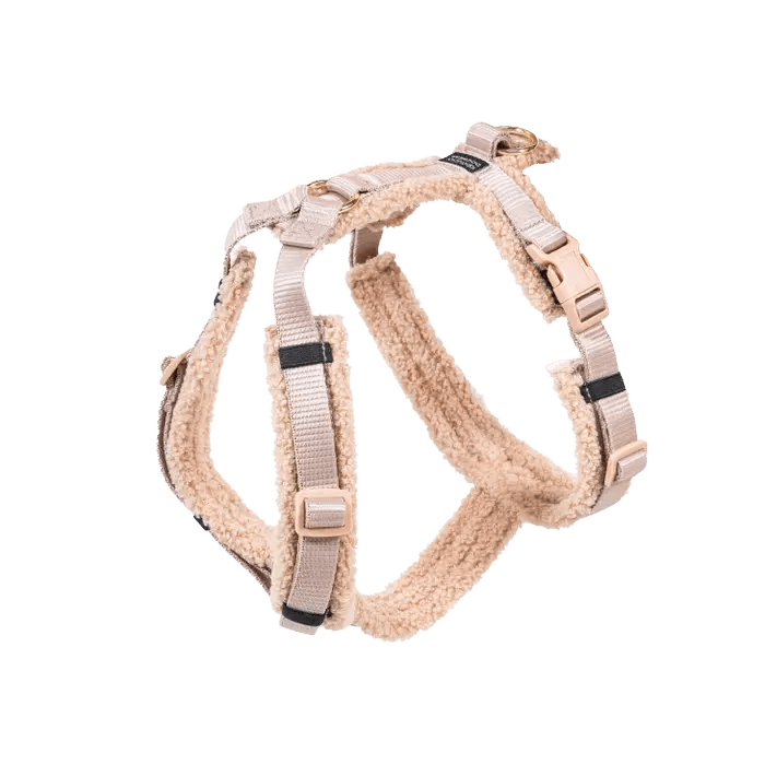 Kentucky Dog Harness Active Teddy Fleece - Beige - animondo.dk