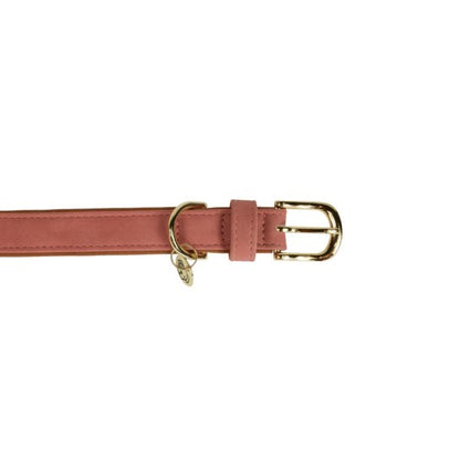 Kentucky Dog Lead Vegan Leather - Fersken/Brun - 250cm - animondo.dk