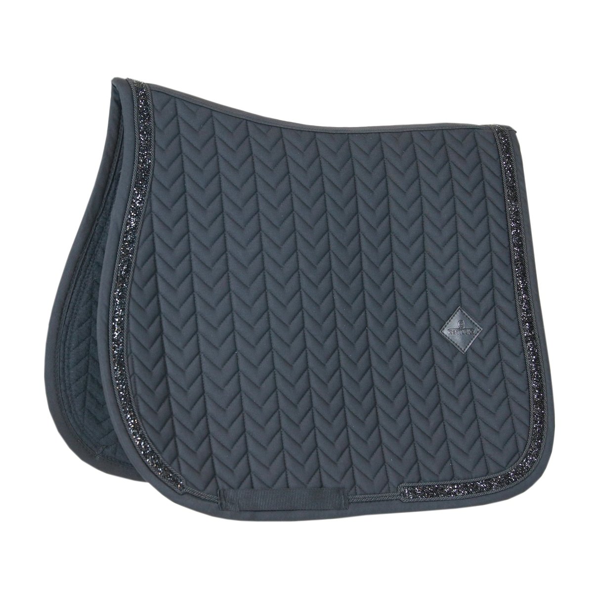 Kentucky Horsewear Glitter Stone Show Springunderlag - Sort - animondo.dk