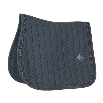 Kentucky Horsewear Glitter Stone Show Springunderlag - Sort - animondo.dk