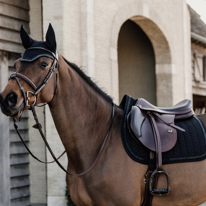 Kentucky Horsewear Glitter Stone Show Springunderlag - Sort - animondo.dk