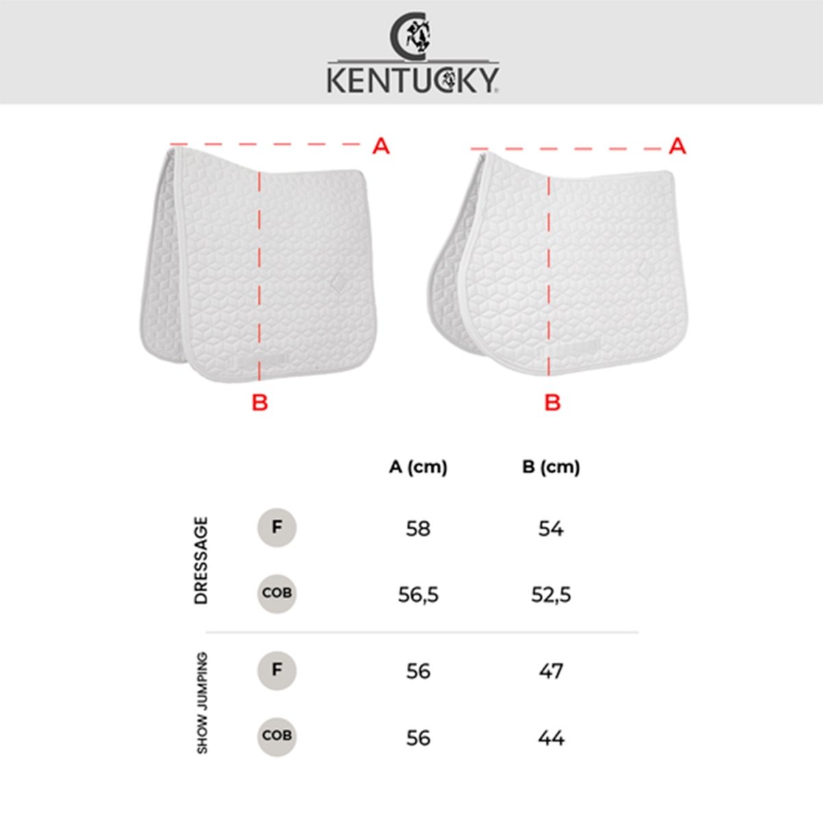 Kentucky Horsewear Glitter Stone Show Springunderlag - Sort - animondo.dk