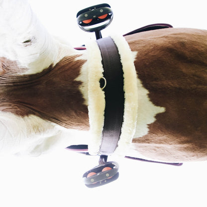 Kentucky Horsewear Lammeskindsgjord - Brun - animondo.dk