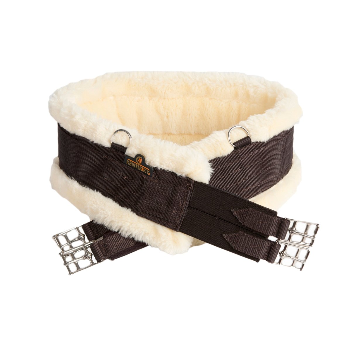 Kentucky Horsewear Lammeskindsgjord - Brun - animondo.dk