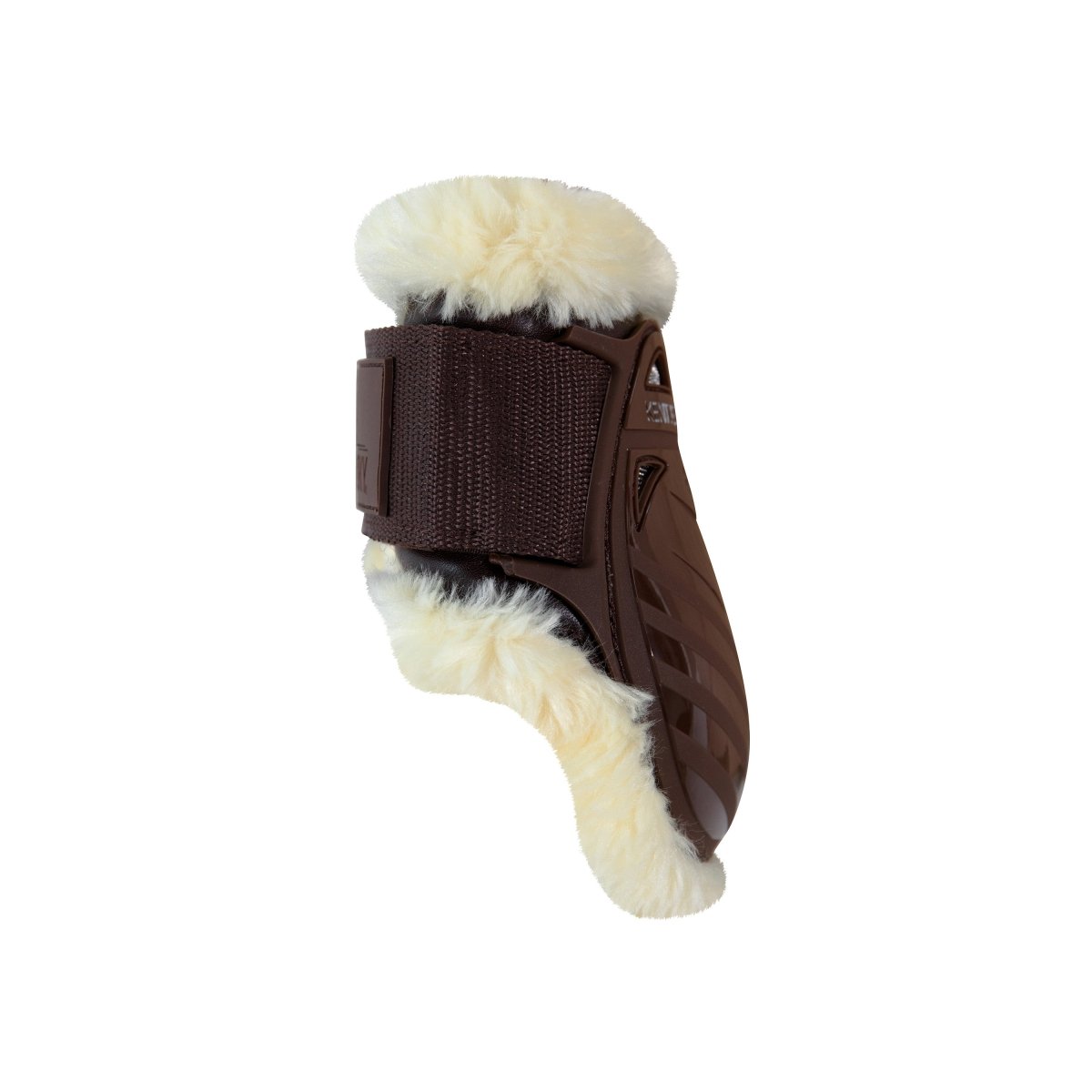 Kentucky Horsewear Vegan Sheepskin Gamacher, Bagben - Brun - animondo.dk