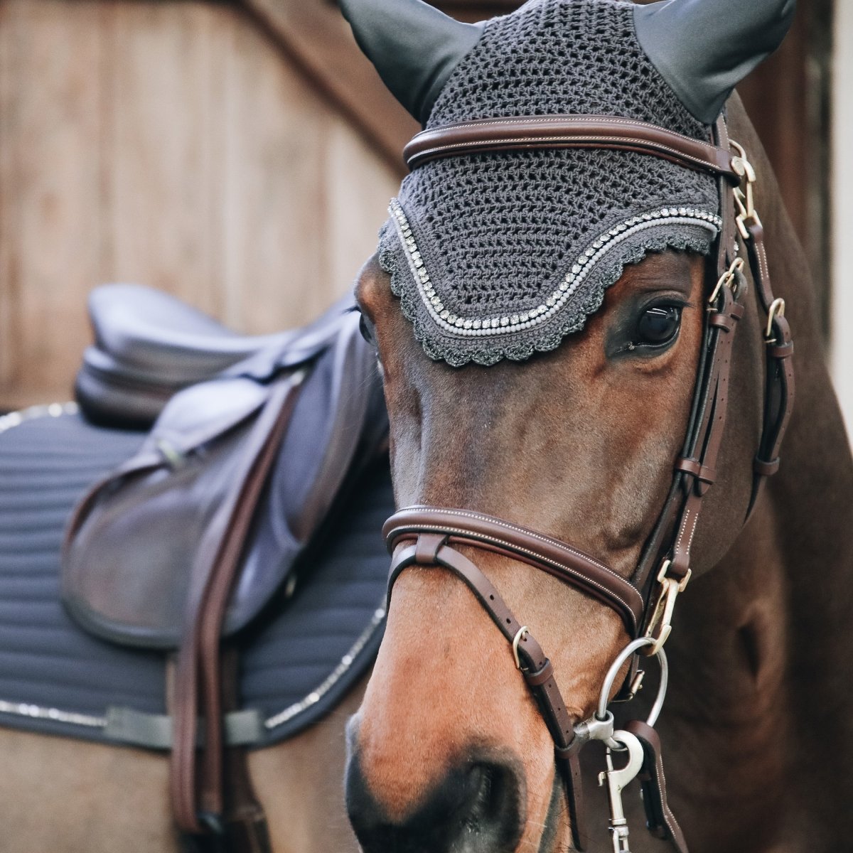 Kentucky Horsewear Wellington Stone & Pearl Soundless Hut - Grå - animondo.dk