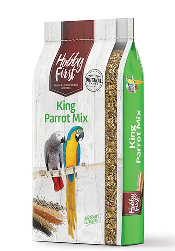 KING HOBBY FIRST PAPEGØJEBLANDING - 15 KG - animondo.dk