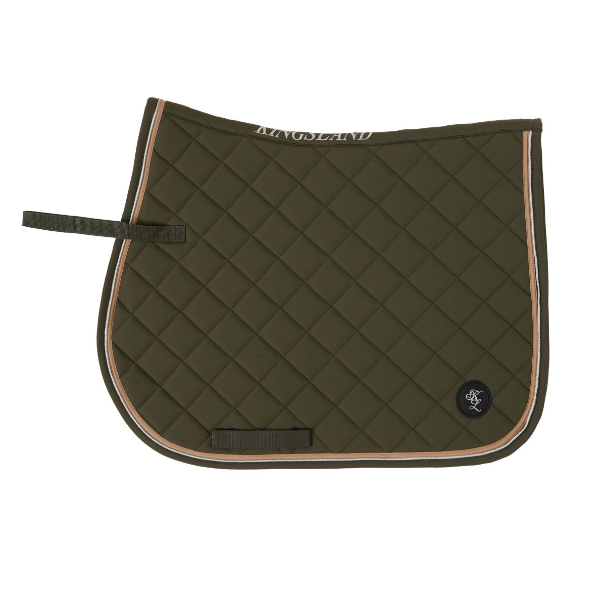 Kingsland Ella Saddle Pad Jumping - Green Beluga - animondo.dk