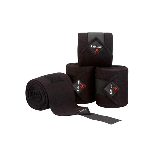 LeMieux Classic Polo Bandager - Sort - animondo.dk