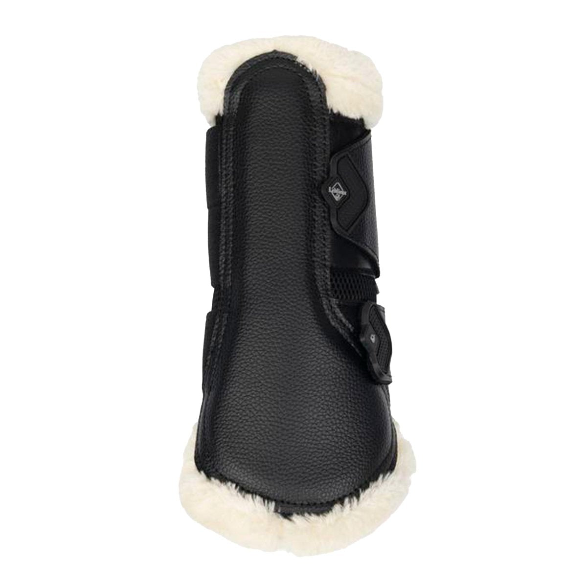 LeMieux Fleece Edged Mesh Gamacher - Sort/Neutral - animondo.dk