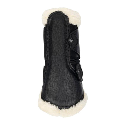 LeMieux Fleece Edged Mesh Gamacher - Sort/Neutral - animondo.dk