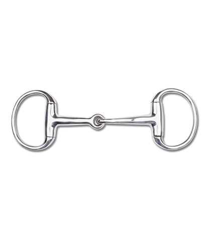 Pony Eggbutt Snaffle Bit SS solid, R:6cm, T:13mm, W:10,5cm - animondo.dk