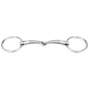 SATINOX bradoon 12 mm single jointed - Stainless steel - animondo.dk