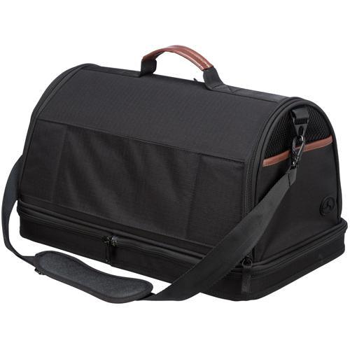 Trixie Gate airline carrier, 28 × 25 × 45 cm, black - animondo.dk