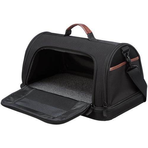 Trixie Gate airline carrier, 28 × 25 × 45 cm, black - animondo.dk