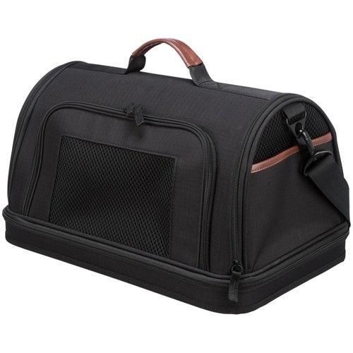 Trixie Gate airline carrier, 28 × 25 × 45 cm, black - animondo.dk