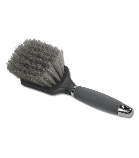 Waldhausen Bucket brush with gel handle - Sort - animondo.dk