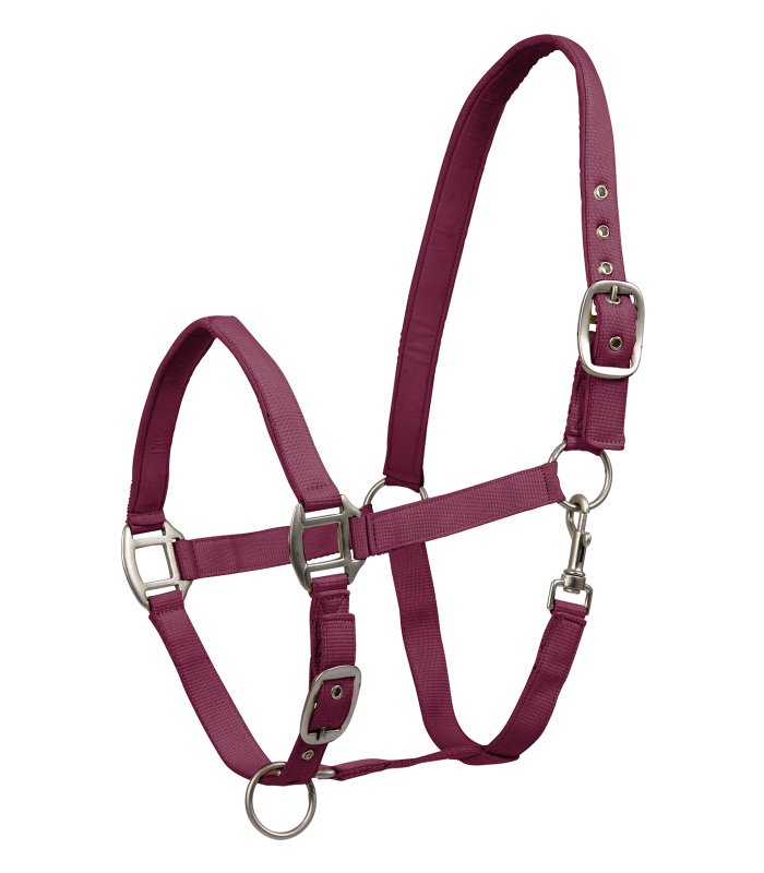 Waldhausen Halter Satin - Burgundyred - animondo.dk