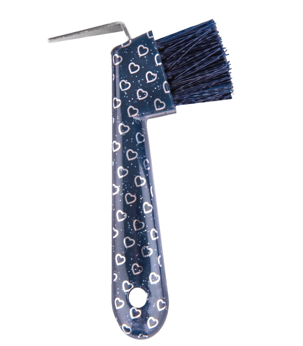 Waldhausen Hoff Pick Brush Lucky heart, night blue - animondo.dk