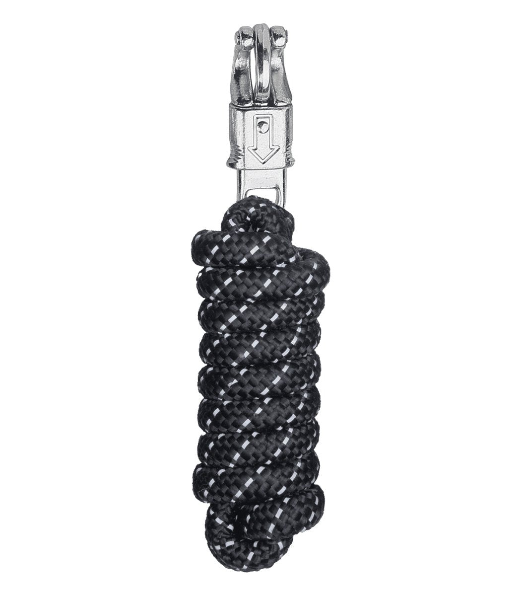 Waldhausen Lead Rope Reflex Panic Hook - Sort - animondo.dk