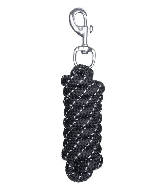Waldhausen Lead Rope Reflex snap hook - Sort - animondo.dk